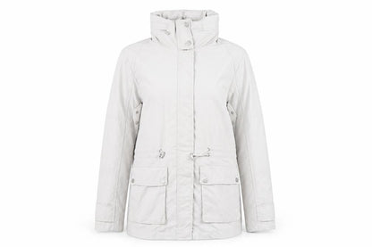 Womens UK Size 12 David Barry Grey Rain Coat