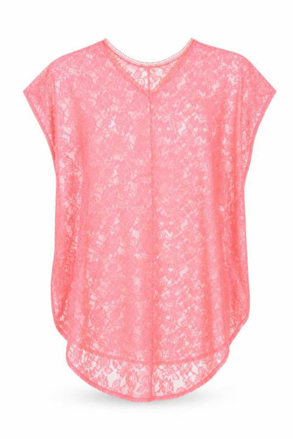 TU Womens Pink Polyester Cover Up Size S