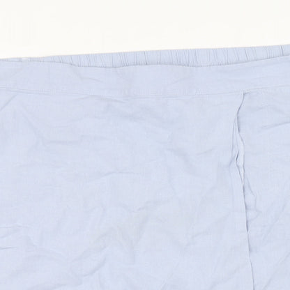 Capsule Womens Blue Linen A-Line Skirt Size 26