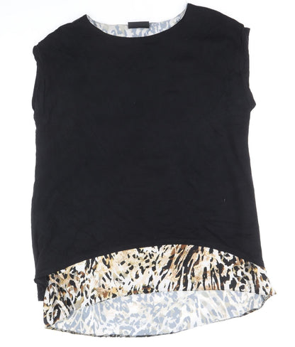 Womens UK Size 14 Wallis Black Basic Tank