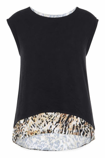 Womens UK Size 14 Wallis Black Basic Tank
