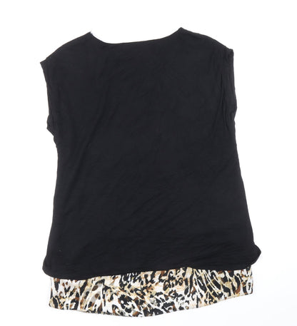 Womens UK Size 14 Wallis Black Basic Tank