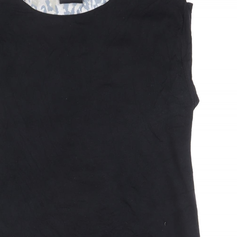 Womens UK Size 14 Wallis Black Basic Tank