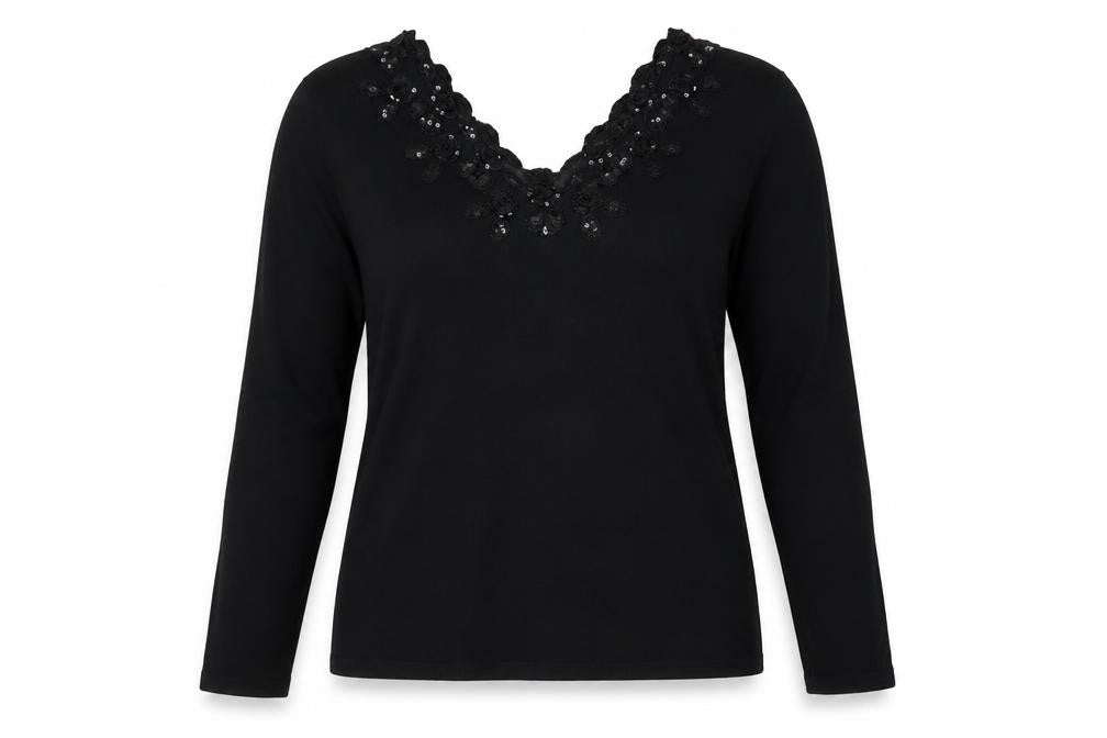 Frank Womens Saul Black Viscose Basic Blouse V-Neck Size S