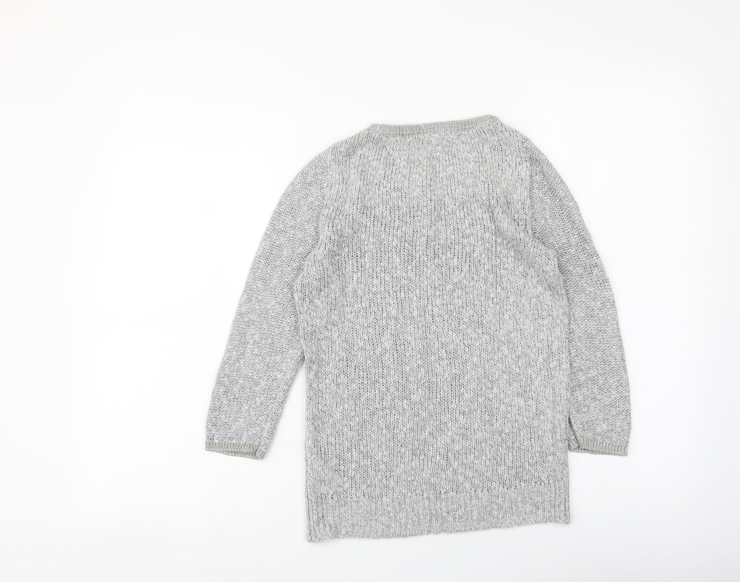 Womens UK Size XS H&M Grey Pullover Jumper