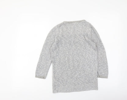 Womens UK Size XS H&M Grey Pullover Jumper