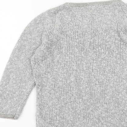Womens UK Size XS H&M Grey Pullover Jumper