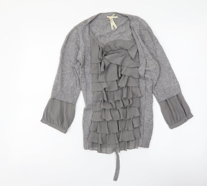 Womens UK Size 8 NEXT Grey Pullover Jumper