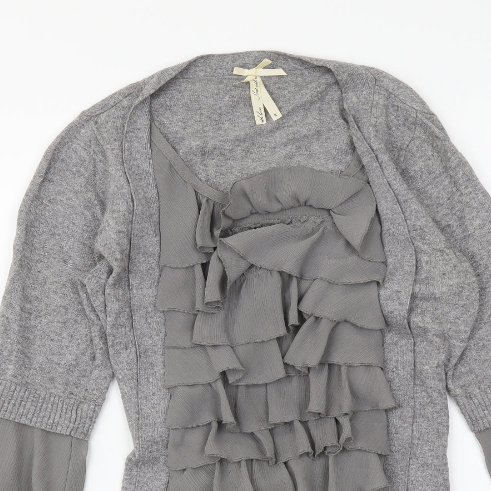 Womens UK Size 8 NEXT Grey Pullover Jumper