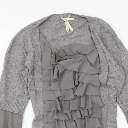 Womens UK Size 8 NEXT Grey Pullover Jumper