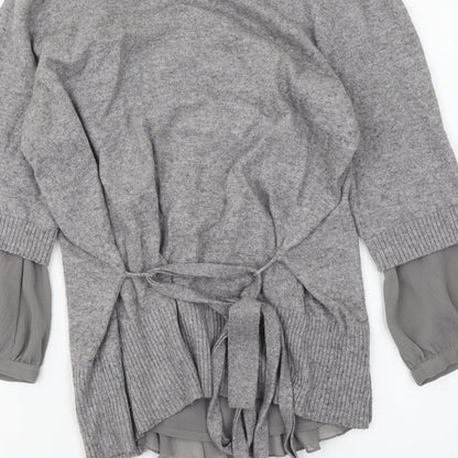 Womens UK Size 8 NEXT Grey Pullover Jumper