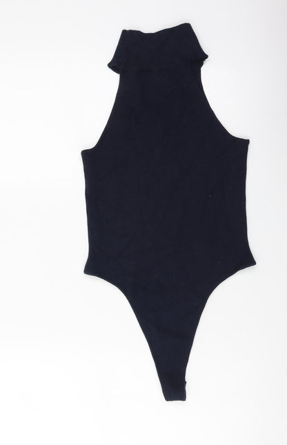 4th Reckless Womens Blue Viscose Bodysuit One-Piece Size XS Snap
