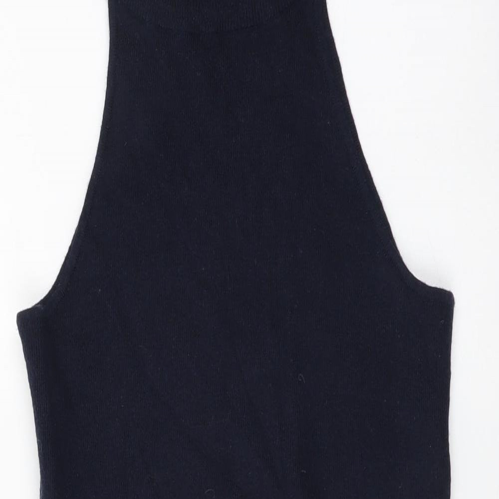 4th Reckless Womens Blue Viscose Bodysuit One-Piece Size XS Snap