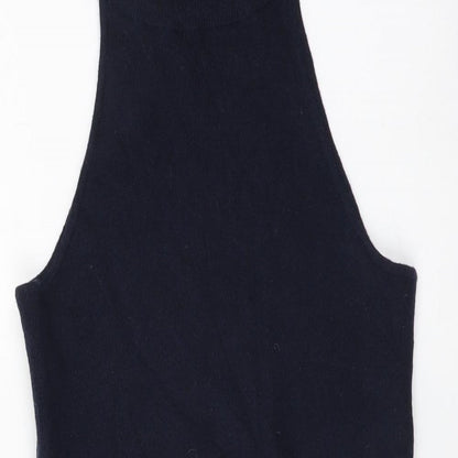 4th Reckless Womens Blue Viscose Bodysuit One-Piece Size XS Snap