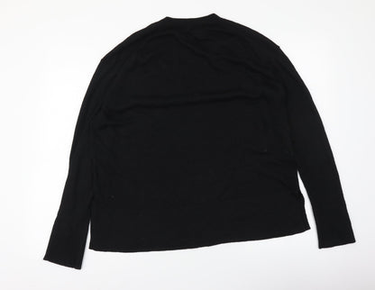 Womens UK Size M Zara Black Pullover Jumper