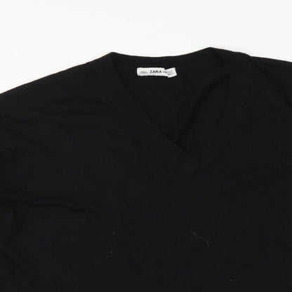 Womens UK Size M Zara Black Pullover Jumper