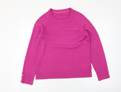 Womens UK Size 14 Marks and Spencer Purple Pullover Jumper
