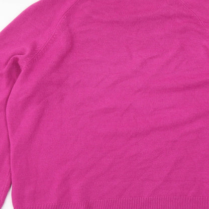 Womens UK Size 14 Marks and Spencer Purple Pullover Jumper