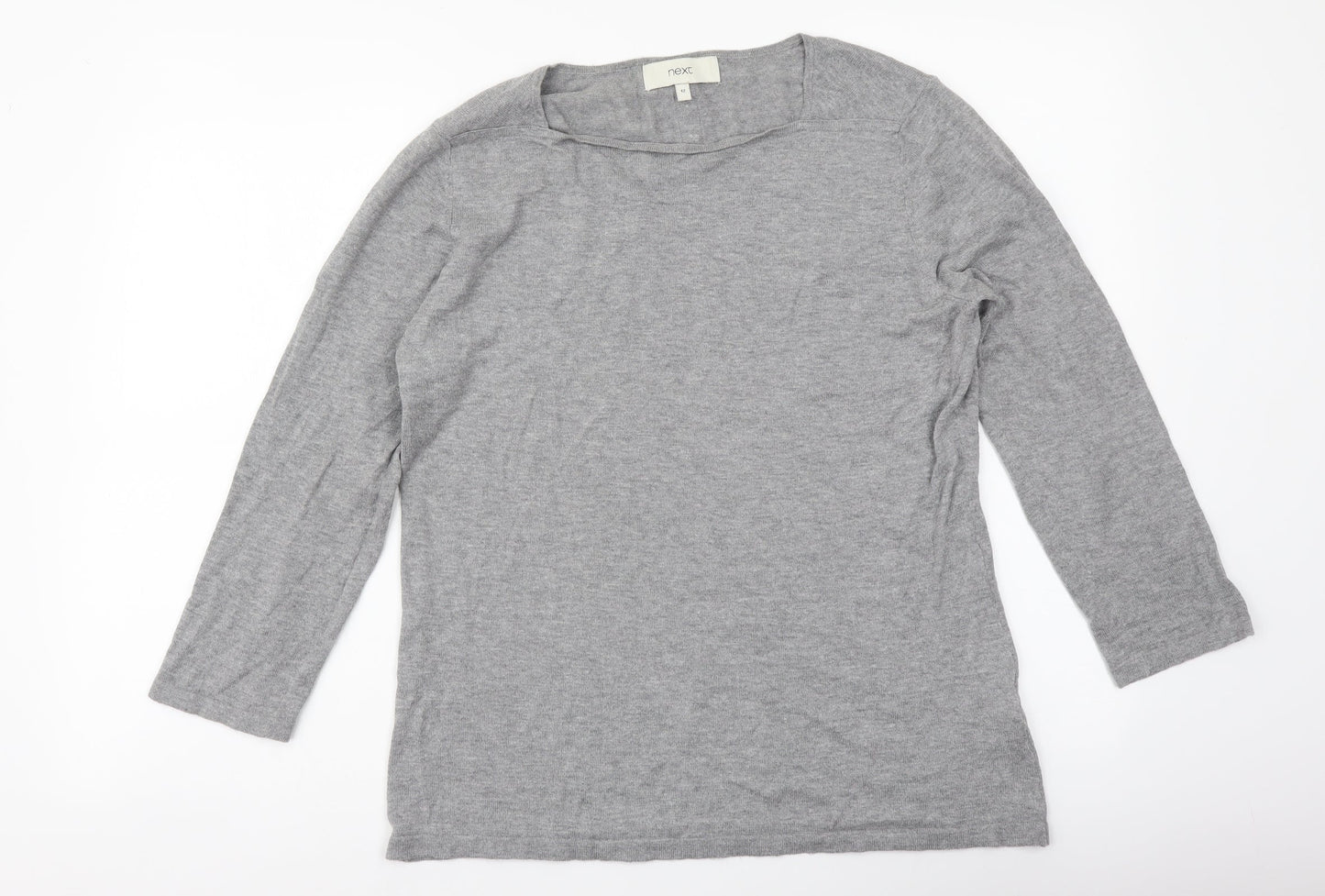 Womens UK Size 12 NEXT Grey Pullover Jumper
