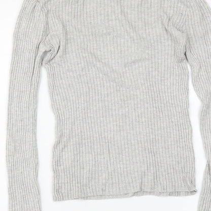 Womens UK Size 8 Atmosphere Grey Pullover Jumper