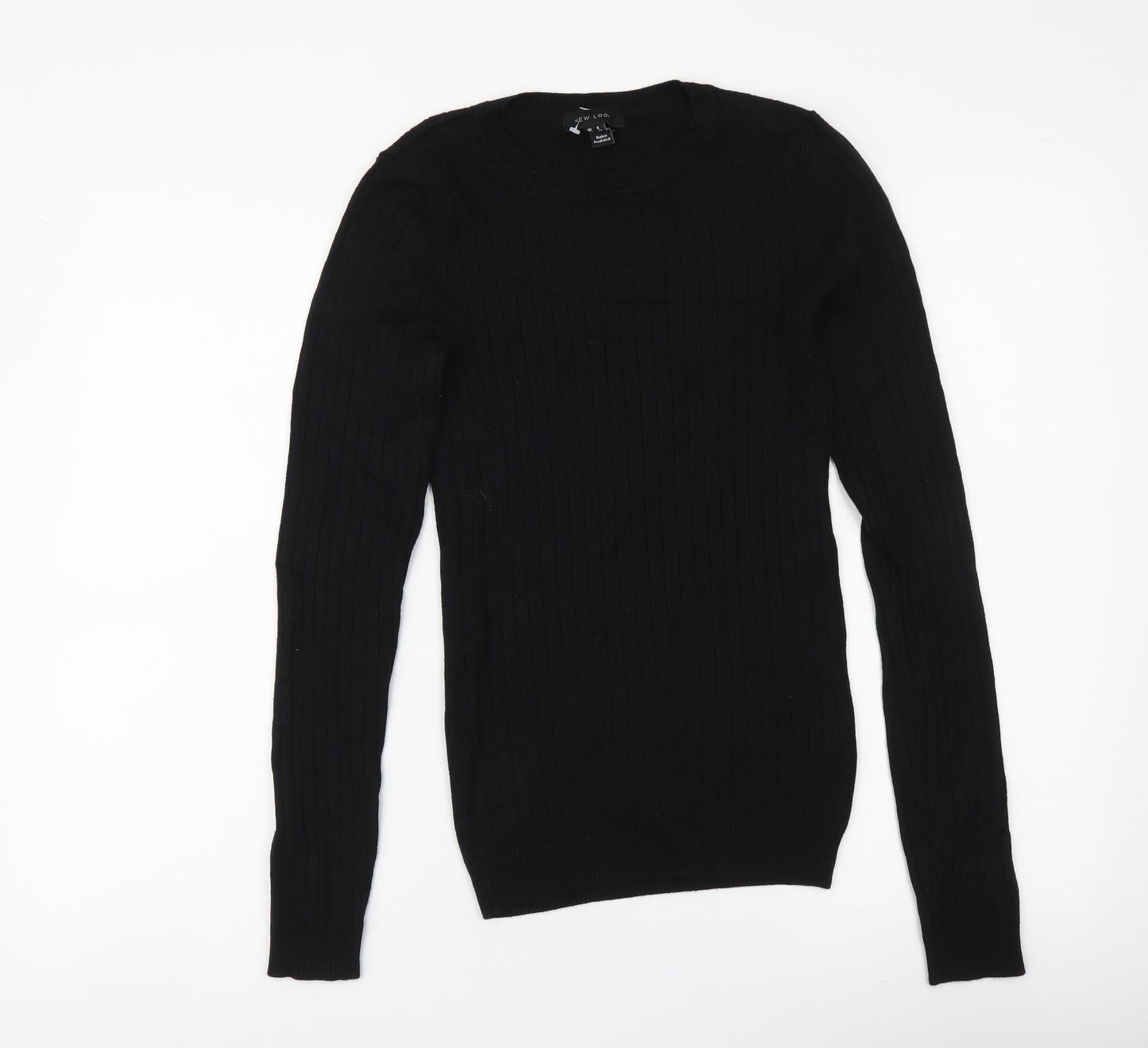 Womens UK Size 8 New Look Black Pullover Jumper
