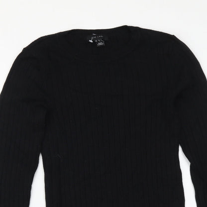 Womens UK Size 8 New Look Black Pullover Jumper