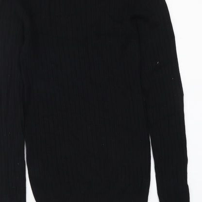 Womens UK Size 8 New Look Black Pullover Jumper
