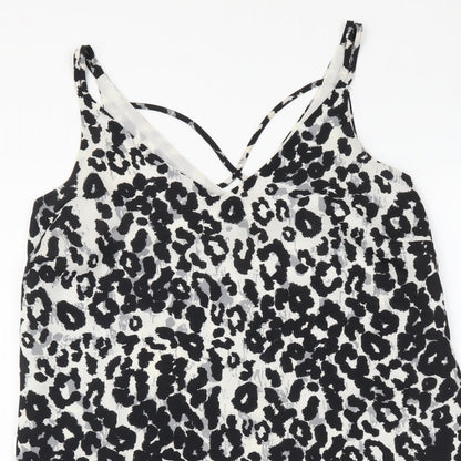 Womens UK Size 8 Dorothy Perkins Black Camisole Tank