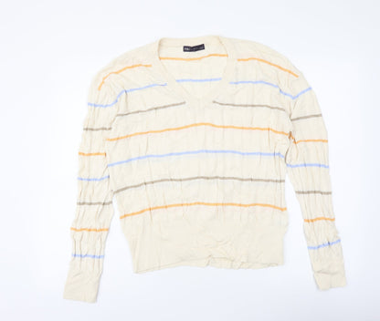 Womens UK Size L Marks and Spencer Multicoloured Pullover Jumper