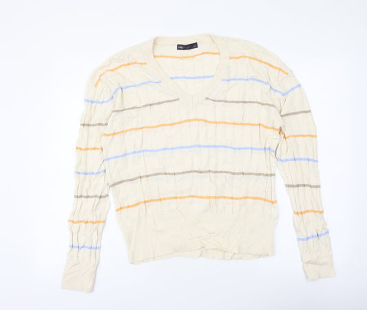 Womens UK Size L Marks and Spencer Multicoloured Pullover Jumper