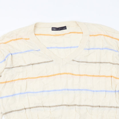 Womens UK Size L Marks and Spencer Multicoloured Pullover Jumper