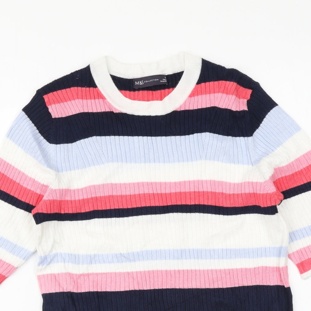 Womens UK Size 12 Marks and Spencer Multicoloured Pullover Jumper