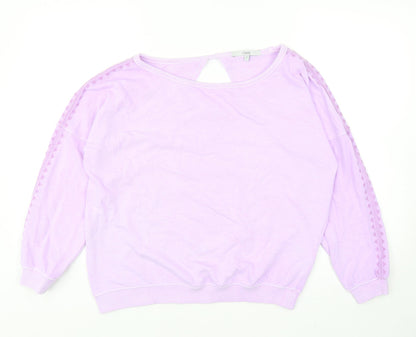Womens UK Size S NEXT Purple Pullover Sweatshirt