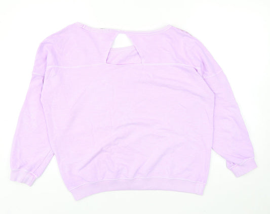 Womens UK Size S NEXT Purple Pullover Sweatshirt