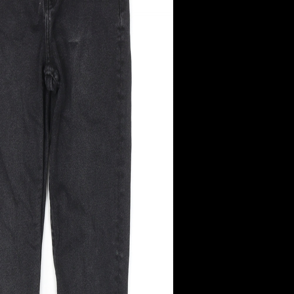 Denim & Co. Womens Black Cotton Skinny Jeans Size 10 Regular Zip