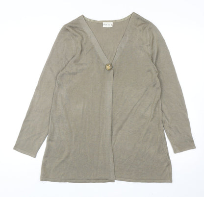 Womens UK Size 12 Minuet Green Cardigan Jumper