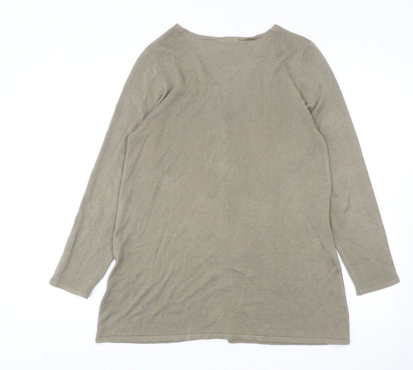 Womens UK Size 12 Minuet Green Cardigan Jumper