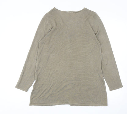 Womens UK Size 12 Minuet Green Cardigan Jumper