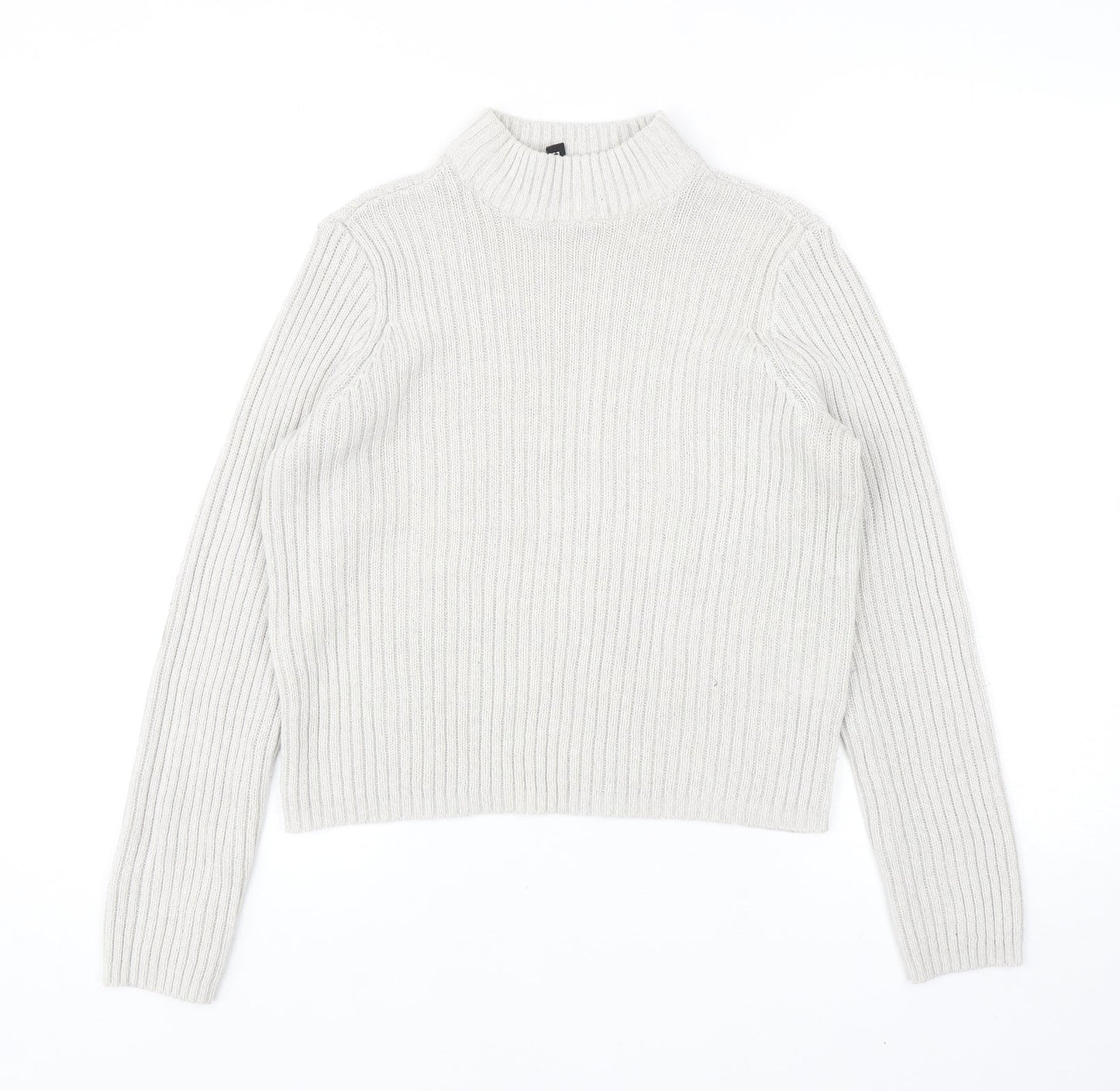 Womens UK Size S H&M Grey Pullover Jumper