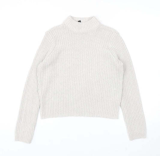 Womens UK Size S H&M Grey Pullover Jumper