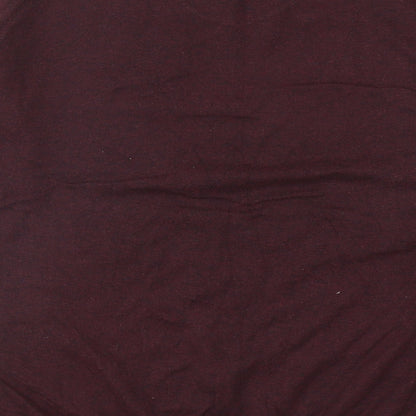 F&F Mens Red Round Neck Cotton Pullover Jumper Size XL