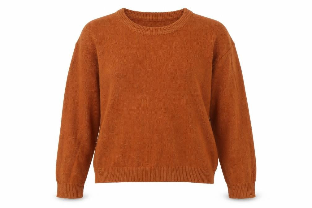 Womens UK Size S Brave Soul Brown Pullover Jumper
