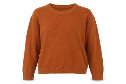 Womens UK Size S Brave Soul Brown Pullover Jumper