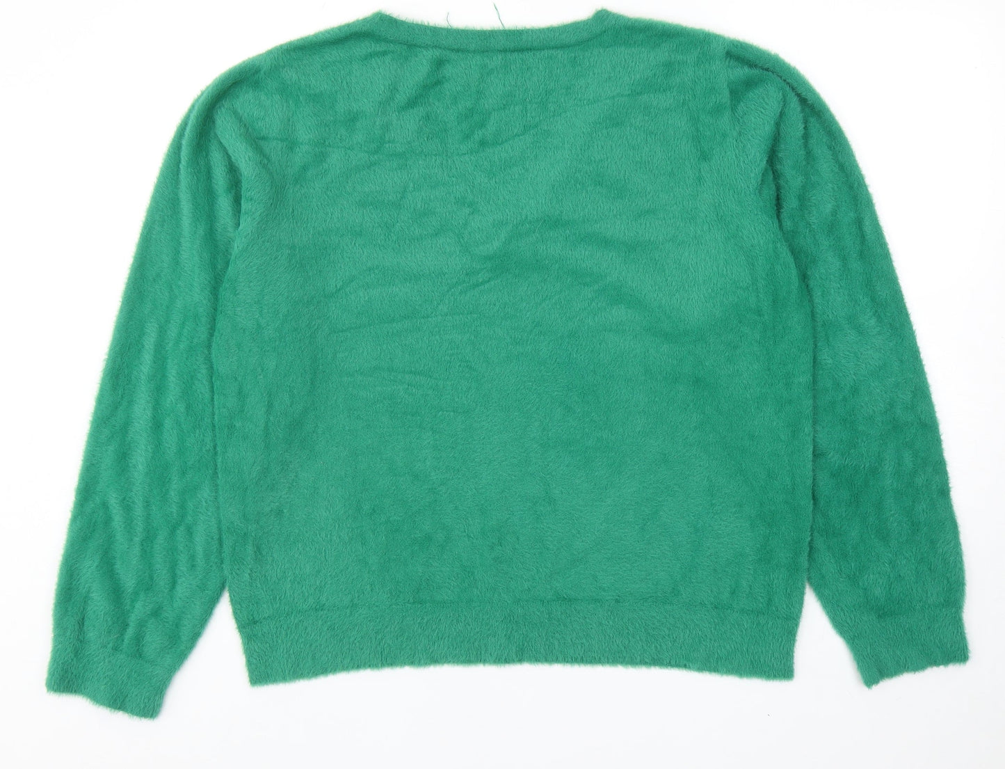 Womens UK Size 18 Very Green Pullover Jumper