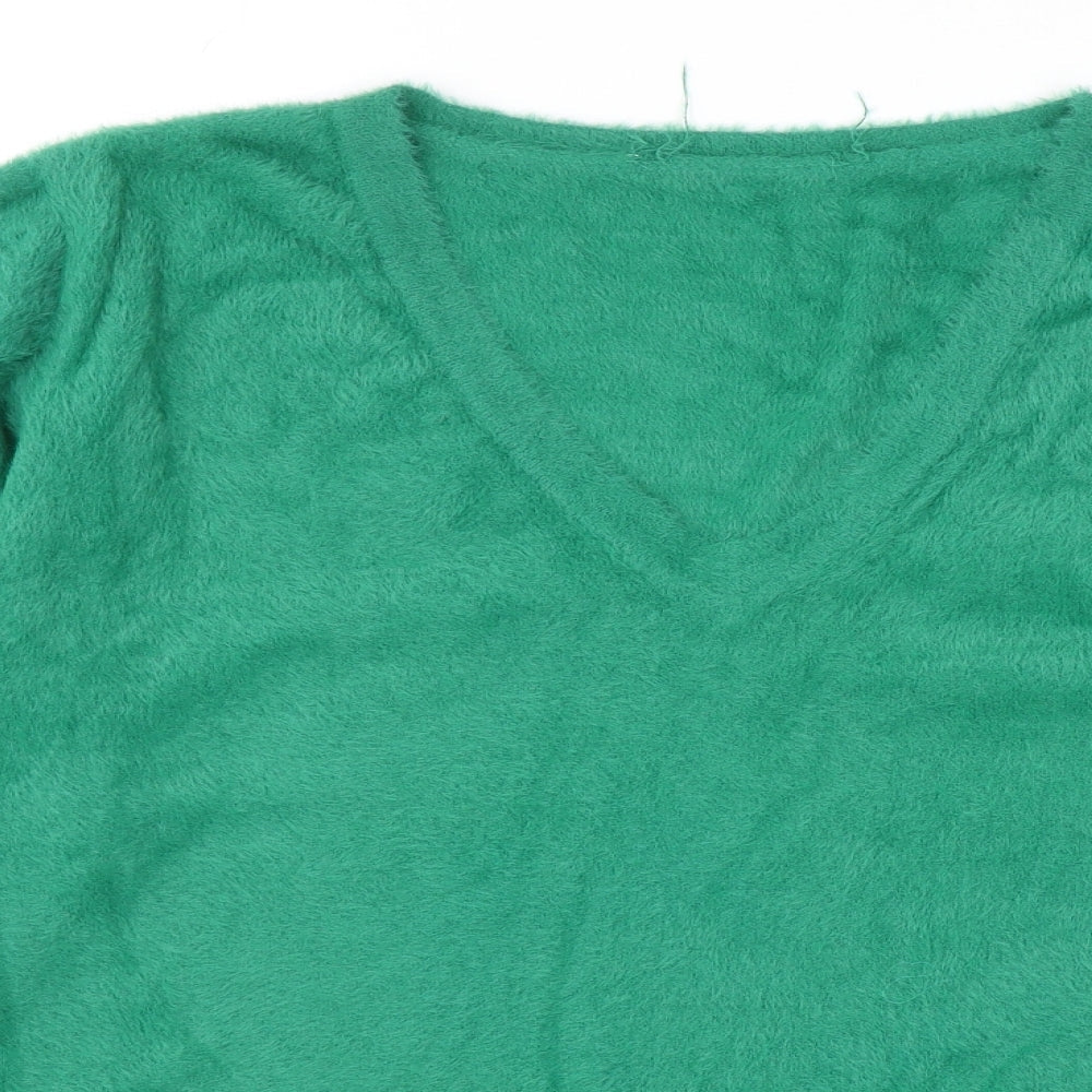 Womens UK Size 18 Very Green Pullover Jumper