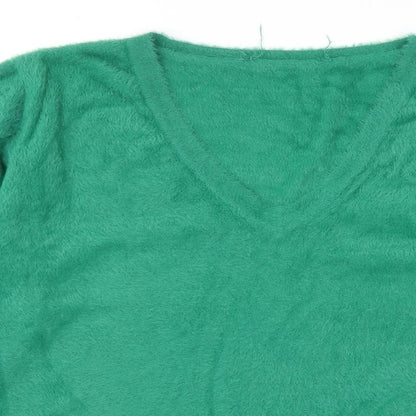 Womens UK Size 18 Very Green Pullover Jumper