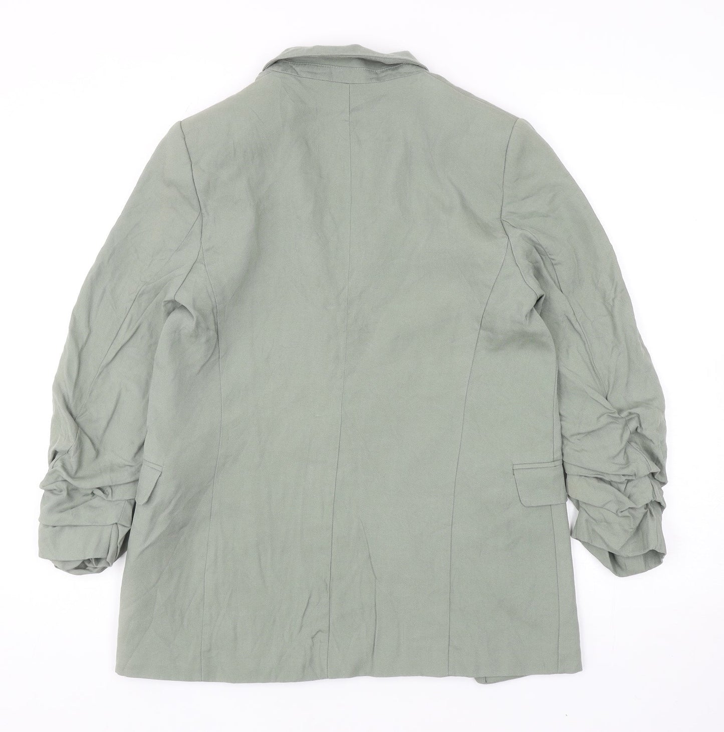 Marks and Spencer Womens Green Lyocell Jacket Blazer Size 8