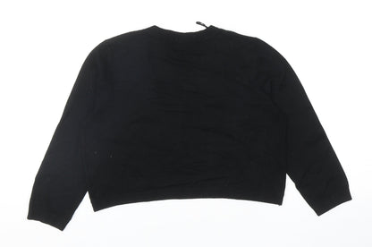 Womens UK Size S Wallis Black Cardigan Jumper
