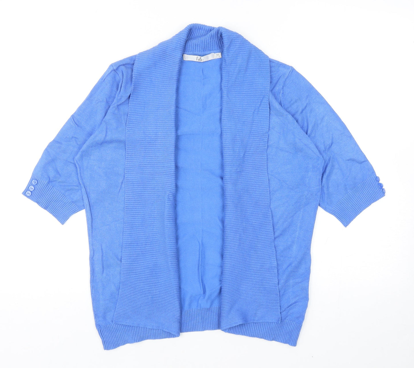Womens UK Size M EWM Blue Cardigan Jumper
