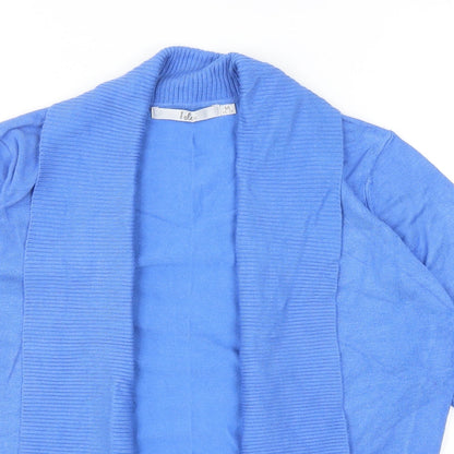 Womens UK Size M EWM Blue Cardigan Jumper
